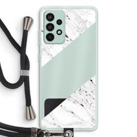 Biggest stripe: Samsung Galaxy A52s 5G Transparant Hoesje met koord