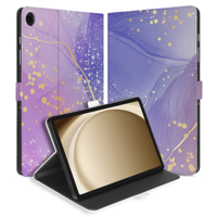 Samsung Galaxy Tab A9 Plus Tablethoesje Watercolor Paars