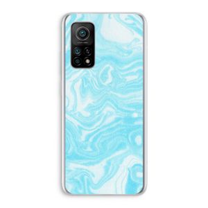 Waterverf blauw: Xiaomi Mi 10T 5G Transparant Hoesje