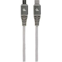 Gembird Premium USB Type-C naar micro laad- en datakabel ''katoen'', 1.5 m Gembird Premium USB Type-C naar micro laad- en datakabel ''katoen'', 1.5 m