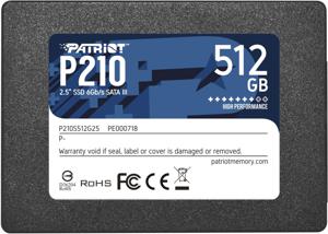 Patriot P210, 512 GB ssd P210S512G25, SATA III