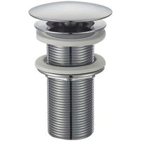 Wiesbaden Caral Verlengde Chroom Afvoerplug 5/4 Inch - Open Design