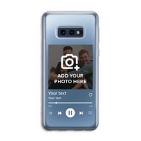 Music Player: Samsung Galaxy S10e Transparant Hoesje
