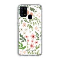 Botanical sweet flower heaven: Samsung Galaxy M31 Transparant Hoesje