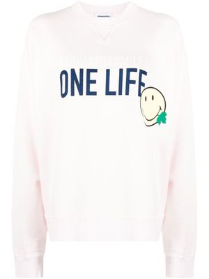 DSQUARED2 sweat Smiley Cool - Rose