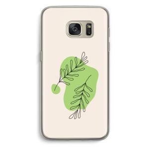 Beleaf in you: Samsung Galaxy S7 Transparant Hoesje