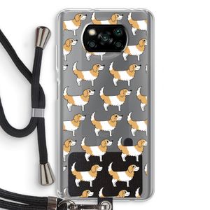 Doggy: Xiaomi Poco X3 Pro Transparant Hoesje met koord