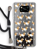 Doggy: Xiaomi Poco X3 Pro Transparant Hoesje met koord