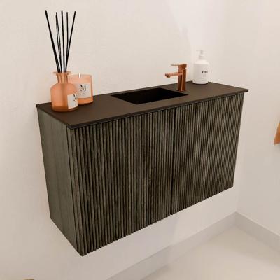 Toiletmeubel Mondiaz Joya | 70 cm | Meubelkleur Shadow | Faye wastafel Urban Midden | 1 kraangat