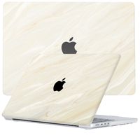 Lunso MacBook Pro 14 inch (2021-2023) cover hoes - case - Creamy Vibes - thumbnail
