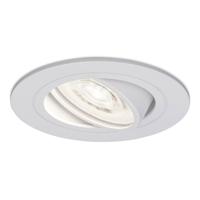 Pittsburg LED inbouwspot - Extra plat 58mm - GU10 LED Module - Extra plat 58mm - 6000K daglicht wit - Dimbaar - Rond - Kantelbaar - Voor binnen - Zwart
