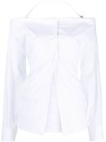 Jacquemus blouse La chemise Peplo - Blanc - thumbnail