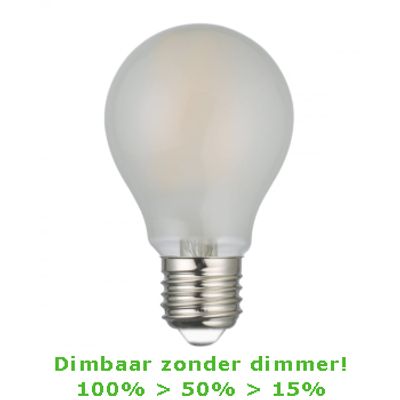 LED E27-A60 Filament 7,5 Watt - 2700K - 3 Staps Dimbaar