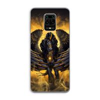 Pegasus: Xiaomi Redmi Note 9 Pro Transparant Hoesje Pegasus: Xiaomi Redmi Note 9 Pro Transparant Hoesje