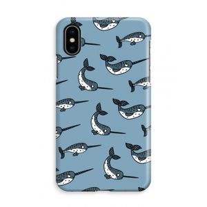 Narwhal: iPhone Xs Volledig Geprint Hoesje