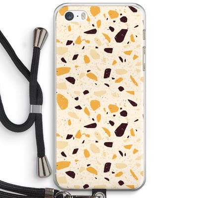Terrazzo N°13: iPhone 5 / 5S / SE Transparant Hoesje met koord