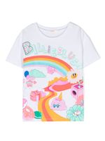 Billieblush t-shirt en coton à imprimé graphique - Blanc - thumbnail