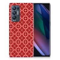 OPPO Find X3 Neo | TPU bumper | Batik Rood