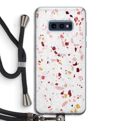 Terrazzo N°9: Samsung Galaxy S10e Transparant Hoesje met koord
