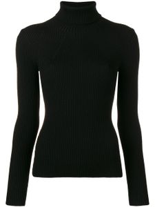 3.1 Phillip Lim pull nervuré à col cheminée - Noir