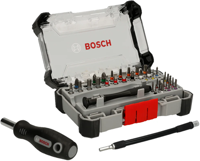 Bosch Accessoires 43-delige precisie bitset + flexibele as - 2607002837