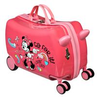 Minnie Mouse Rolkoffer met Zitgedeelte: Minnie Mouse Trolley met een zitgedeelte. - thumbnail