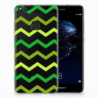 Huawei P10 Lite TPU bumper Zigzag Groen