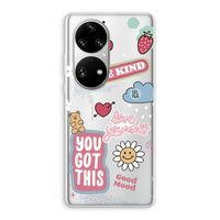Positivity: Huawei P50 Pro Transparant Hoesje