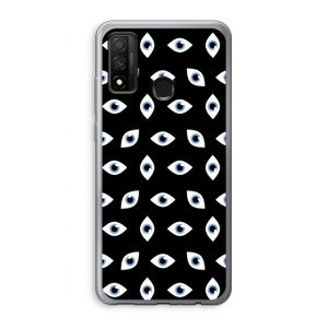 Eyes pattern: Huawei P Smart (2020) Transparant Hoesje