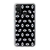 Eyes pattern: Huawei P Smart (2020) Transparant Hoesje