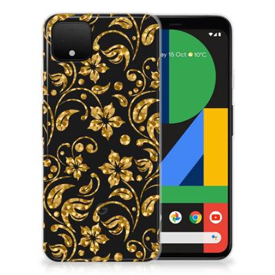 Google Pixel 4 XL | TPU Case | Gouden Bloemen Google Pixel 4 XL | TPU Case | Gouden Bloemen