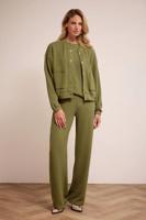 Tramontana Structured Wide-Leg | Groen