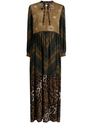 Pierre-Louis Mascia Maxi-jurk met colourblocking - Veelkleurig