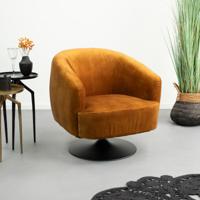 Tower Living Draaibare Fauteuil Barga - Velvet - thumbnail