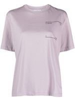 Calvin Klein t-shirt en coton à logo imprimé - VK8 LILAC DUSK