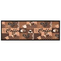 VidaXL Keukenmat wasbaar coffee 60x180 cm bruin