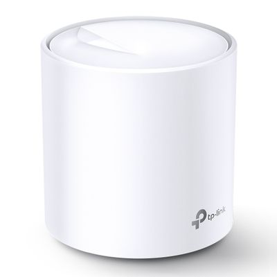 TP-LinkDeco X60 AX5400 dual-band WiFi 6 Mesh Systeem (1-pack) Mesh router Wit