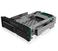 RaidSonic IB-173SSK behuizing voor opslagstations HDD-/SSD-behuizing Zwart 2.5/3.5" - thumbnail