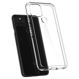 Spigen - Google Pixel 5 Hoesje - Back Case Ultra Hybrid Crystal Clear Transparant