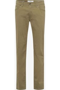 Brax Regular Fit Five-Pocket-Broek bruin, Effen