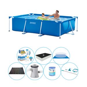 Intex Frame Pool Rechthoekig 260x160x65 cm - Zwembad Comfort Pakket