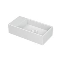 INK - Fontein Porselein Links Zonder Kraangat - 360x180x90 mm - Glans Wit