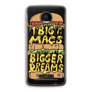 Big Macs Bigger Dreams: Motorola Moto Z Force Transparant Hoesje