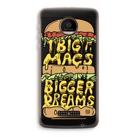 Big Macs Bigger Dreams: Motorola Moto Z Force Transparant Hoesje