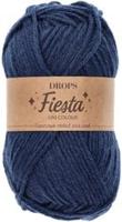 Drops Fiesta Uni Colour 09 Marineblauw