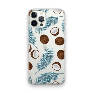 Kokosnoot roze: iPhone 12 Pro Max Transparant Hoesje