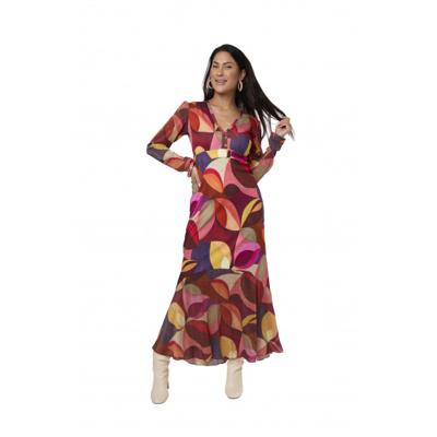 Tessa Koops - Rood | Dames | Jurk | Rood | M | regular | Kamst mode