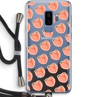 Just peachy: Samsung Galaxy S9 Plus Transparant Hoesje met koord