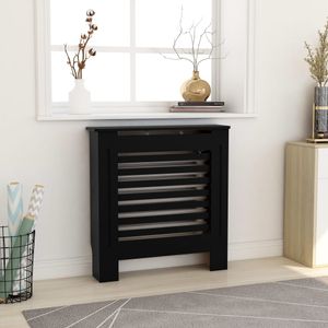 VidaXL Radiatorombouw 78 cm mdf zwart