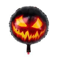 Folieballon Creepy Pumpkin dubbelzijdig dia. 45 cm - Boland